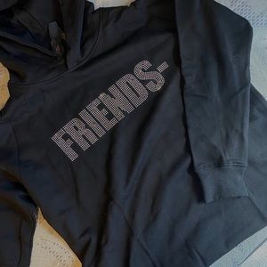 - - VLONE Friends Swarovski Crystal hoodie